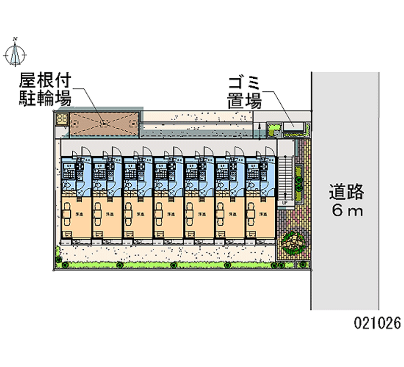 レオパレスコスモス 区画図