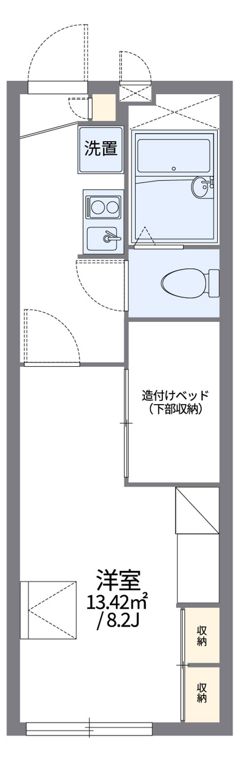 レオパレスなのはな 間取図