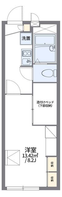 レオパレスなのはな 間取り図