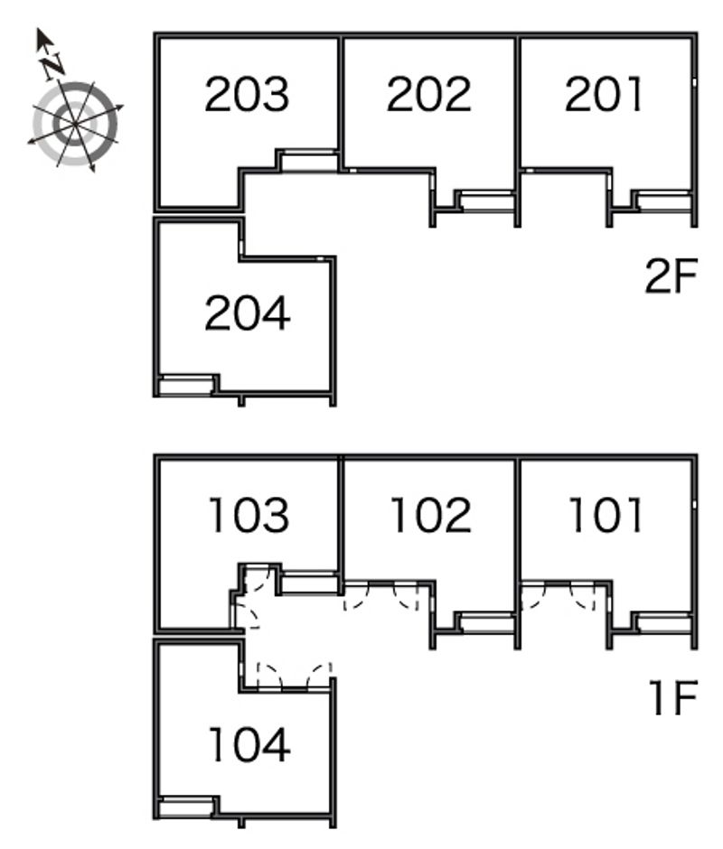 レオネクストＦＥＲＩＯ瀬田 間取配置図