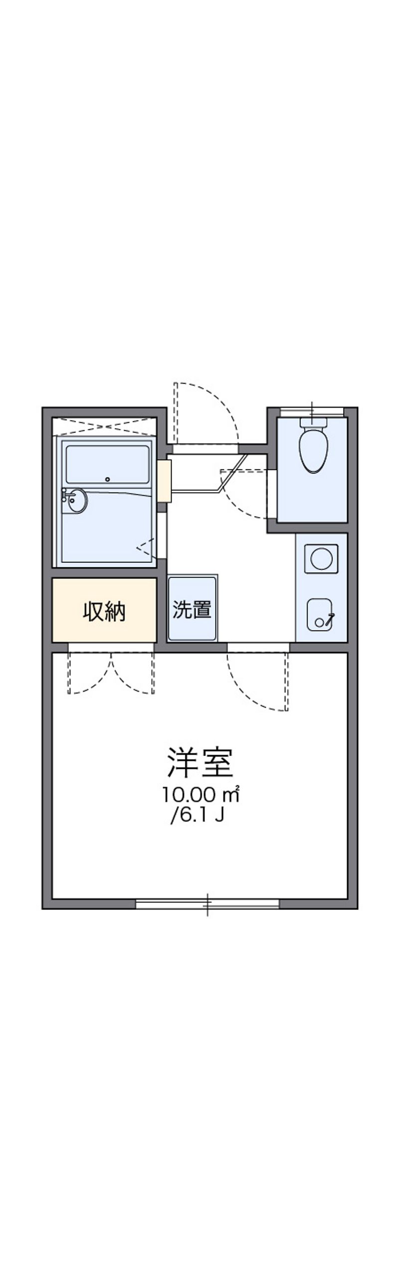 レオパレス米子 間取図