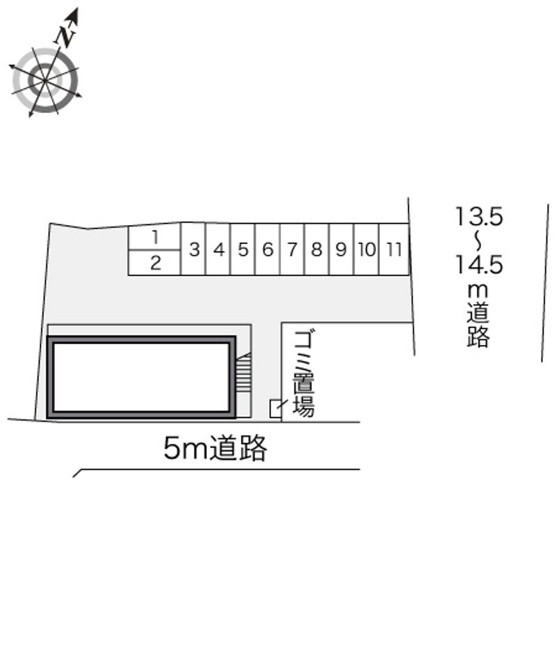 レオパレスグレイス 配置図