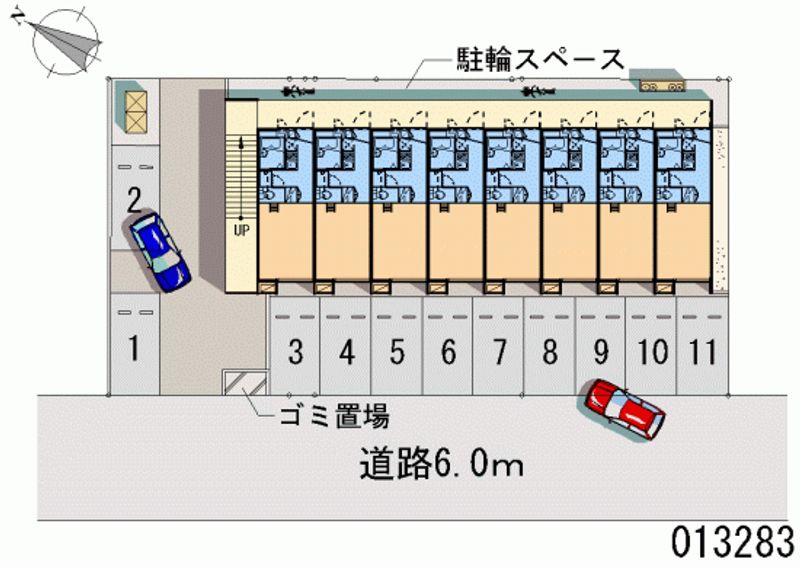 レオパレスピュアグリーンⅡ 月極駐車場