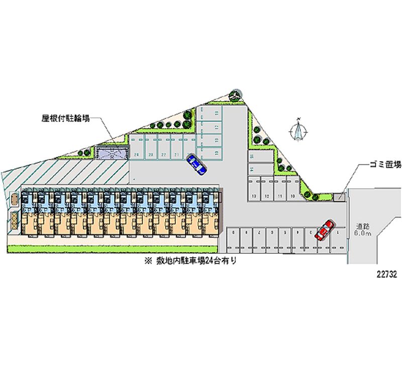 22732 bãi đậu xe hàng tháng