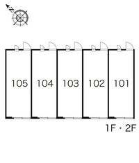 レオパレス弥生台 間取り配置図