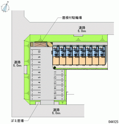 44125 Monthly parking lot