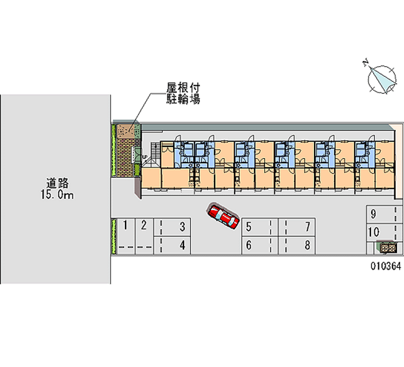 レオパレスナカノ 月極駐車場