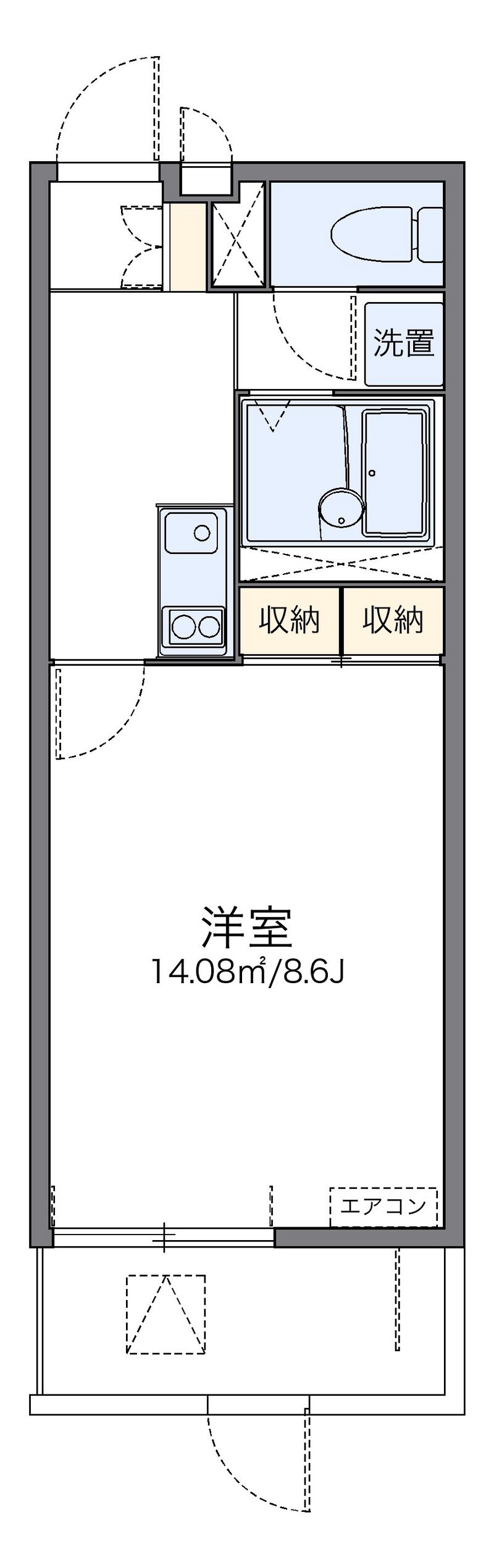 レオネクストモンブルー木部 間取図