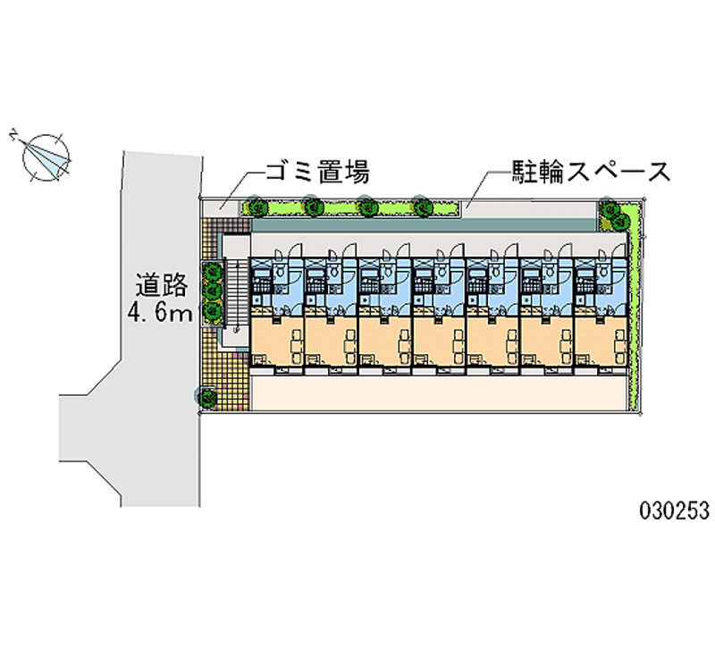 レオパレスルーエ島根 区画図
