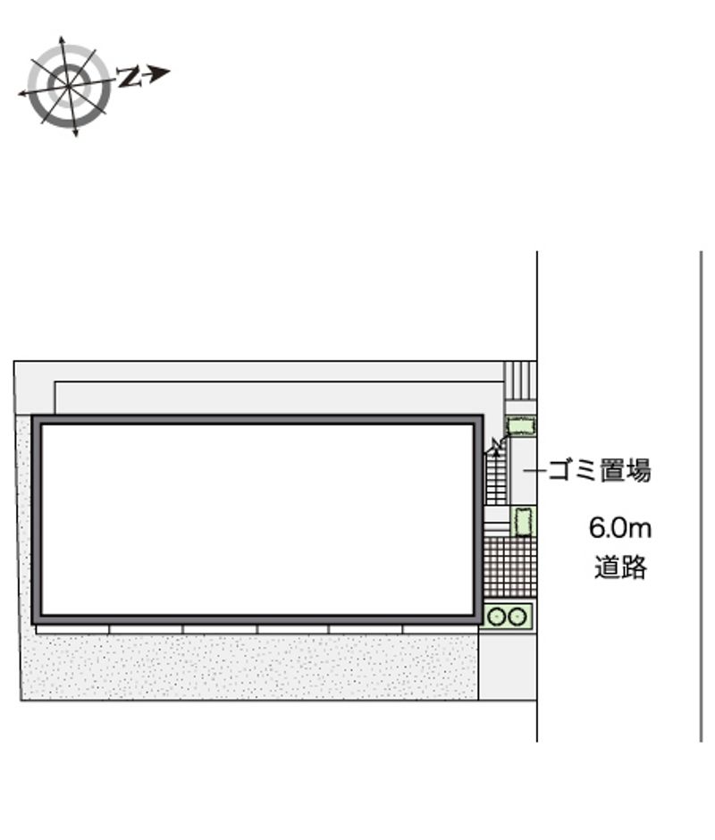 レオパレスフローラ東葛西 配置図