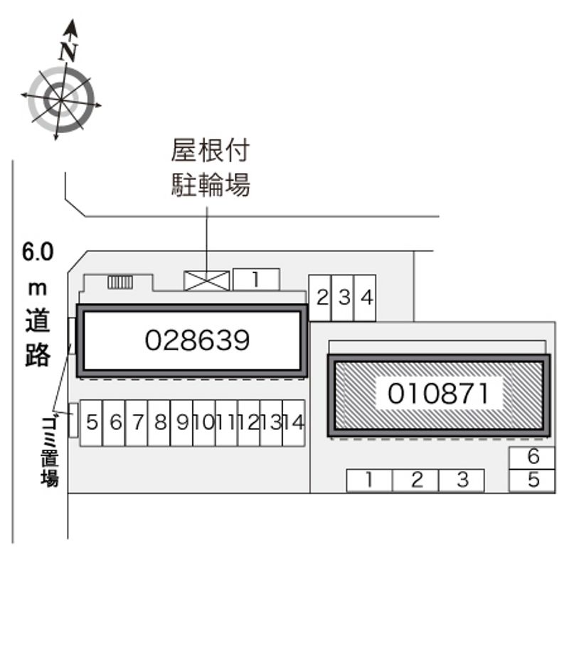 レオパレス城南 駐車場