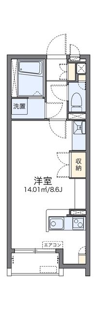 レオネクスト久々知Ⅲ 間取り図