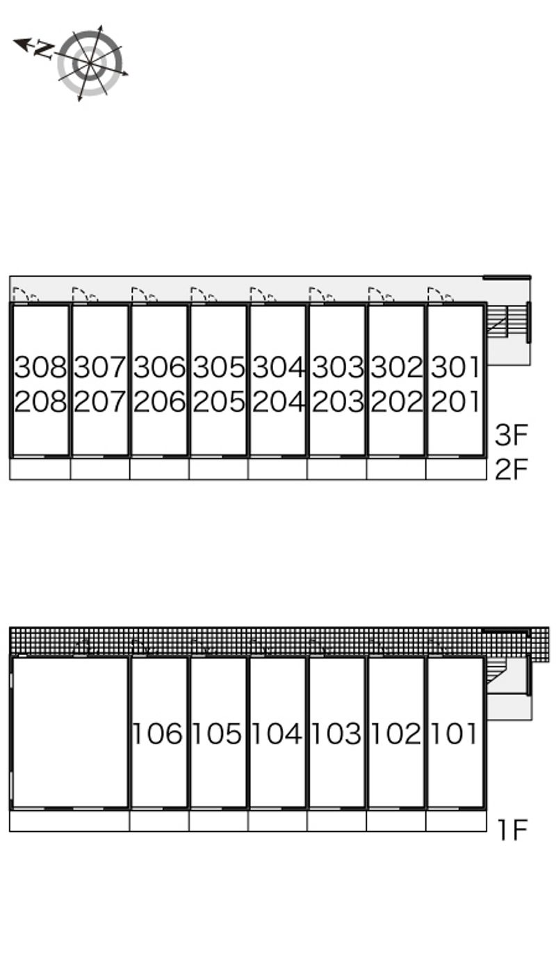 レオネクストコスモス 間取り配置図
