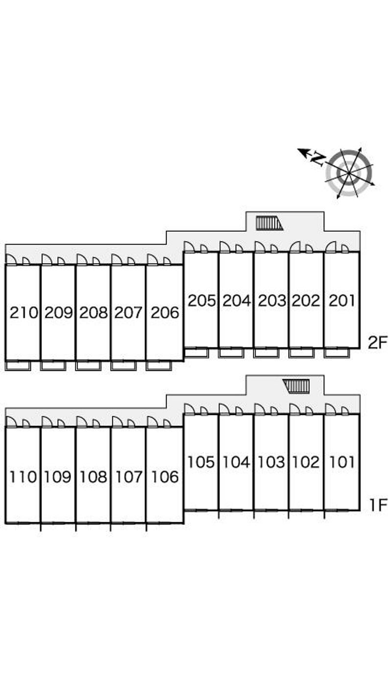 レオパレスＴＯＢＡ 間取配置図