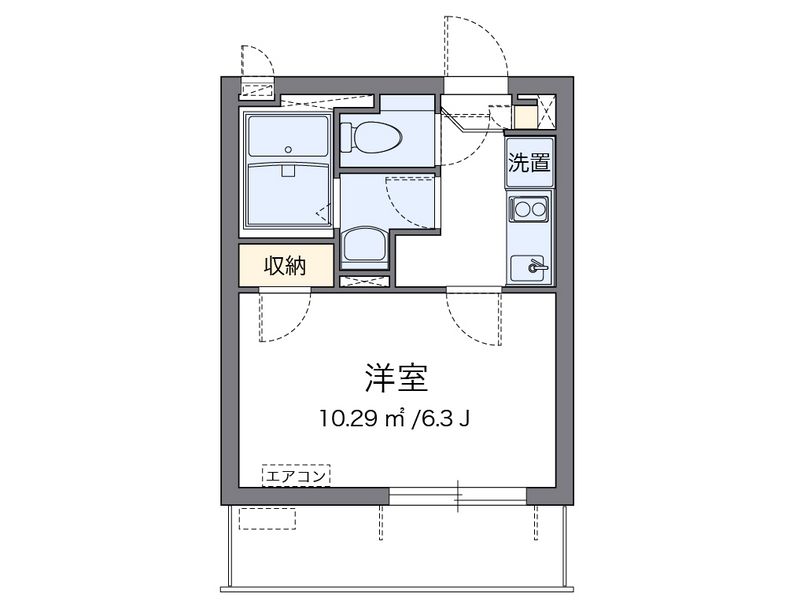クレイノヌーヴェル　リュンヌ 間取図