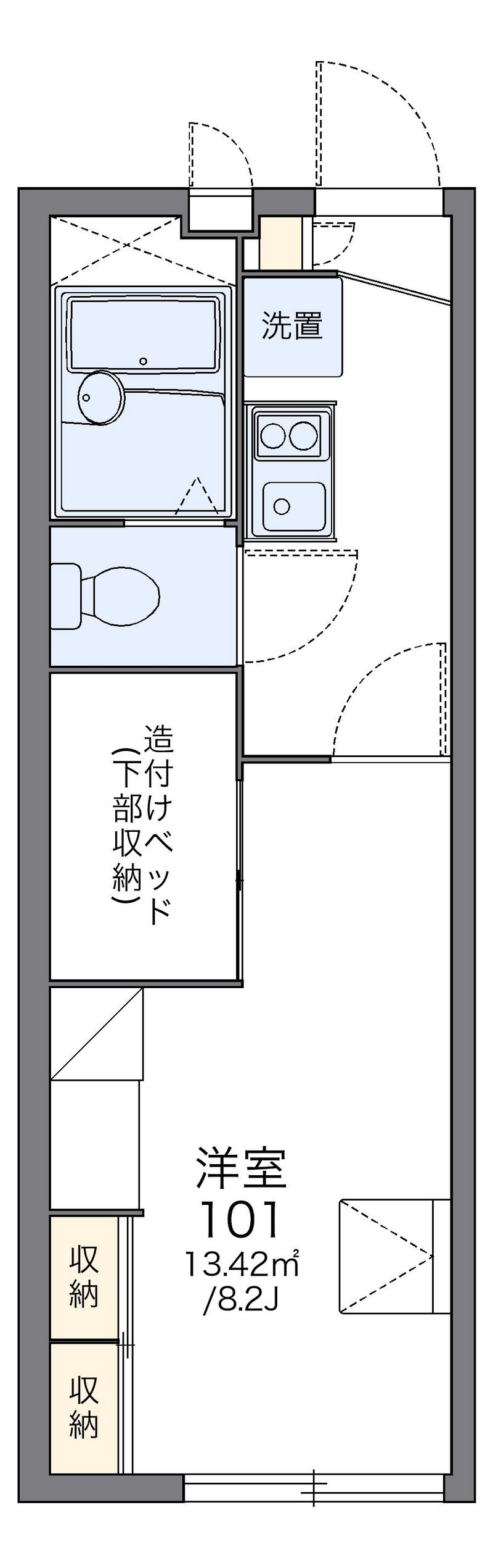 レオパレスＧｒａｃｅ 間取図