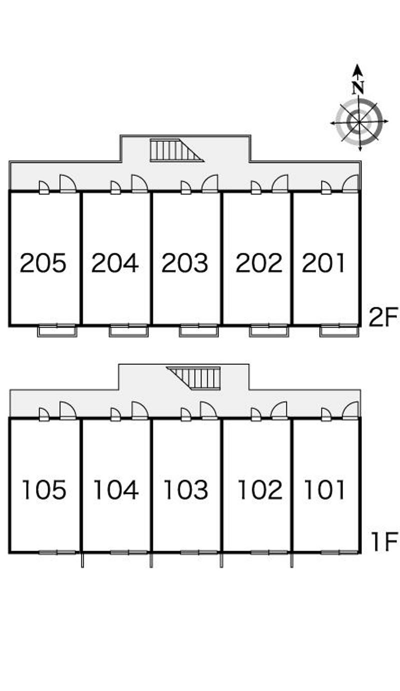 レオパレスリヴェルテ 間取り配置図