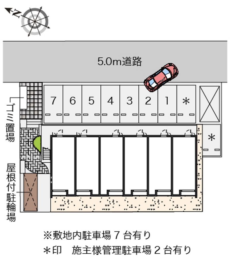 クレイノシャノアール 配置図
