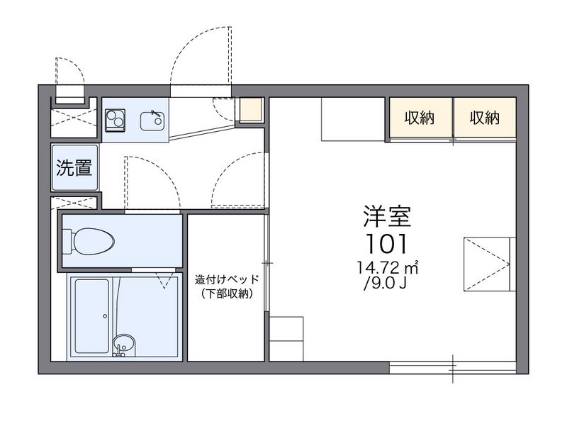 レオパレスまさご 間取図