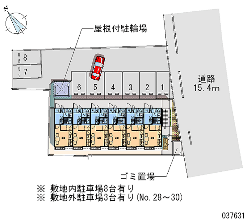 37631 Monthly parking lot