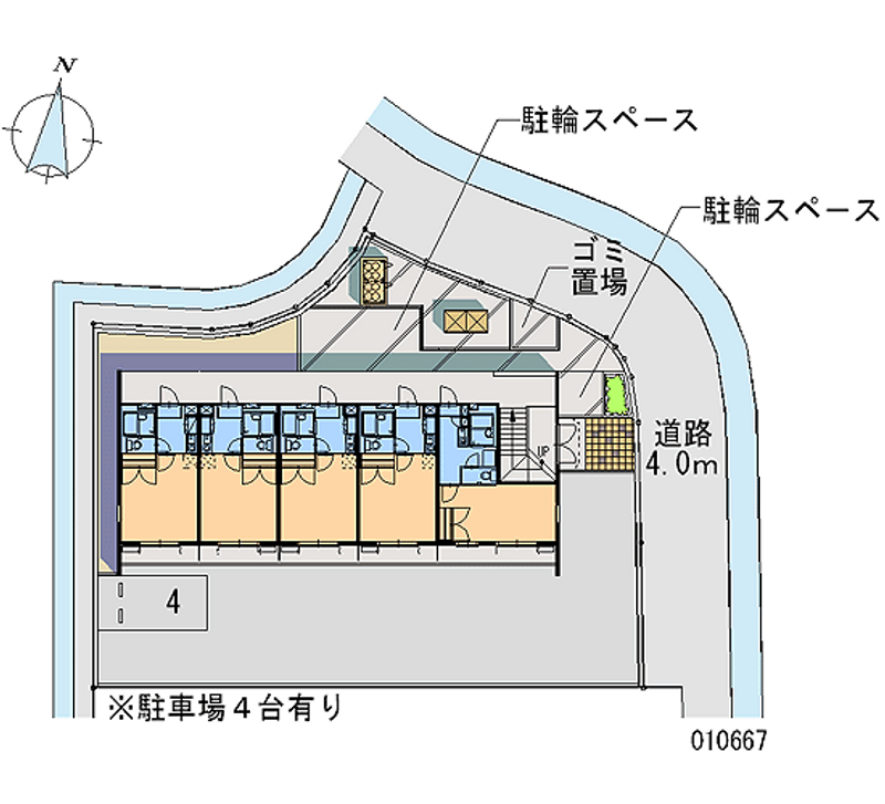 レオパレス豊島南 月極駐車場