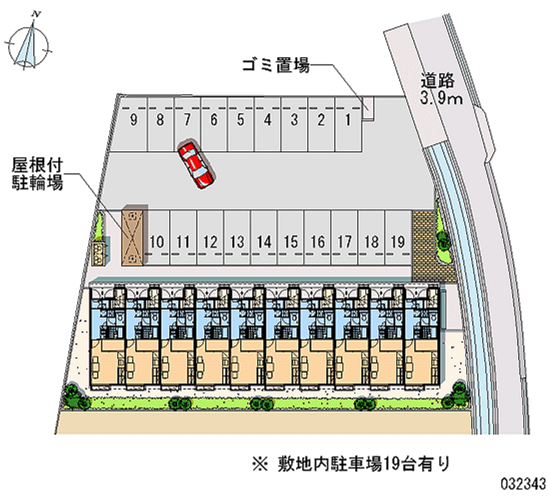 32343 Monthly parking lot