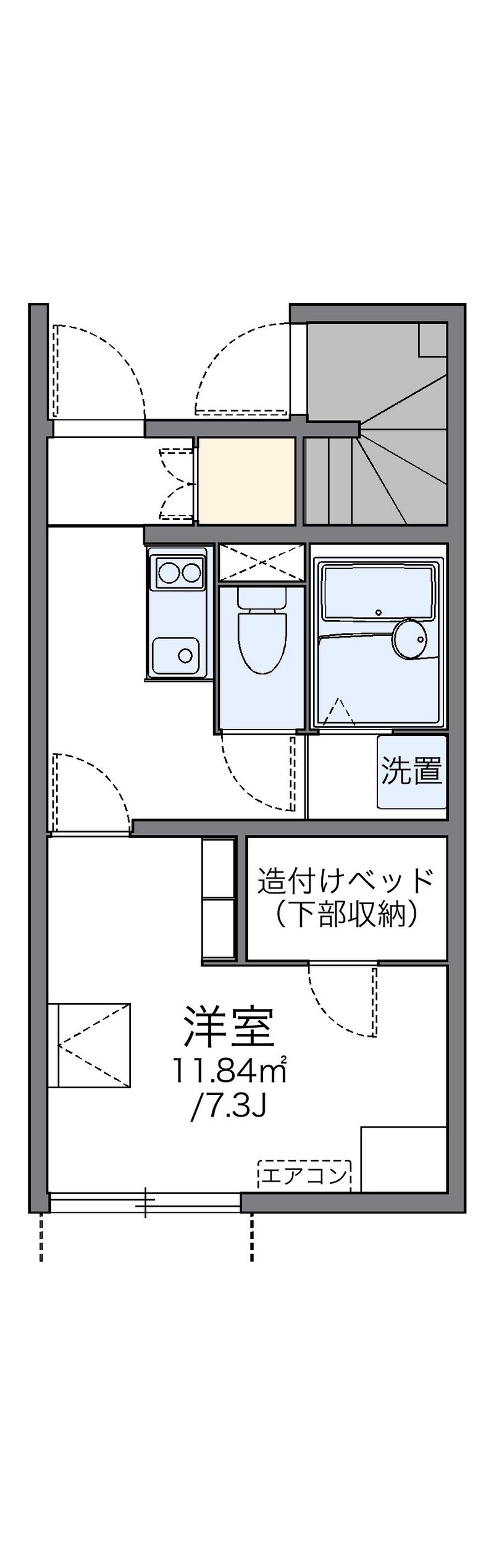 レオネクストＫＵＲＩＣＯ 間取図