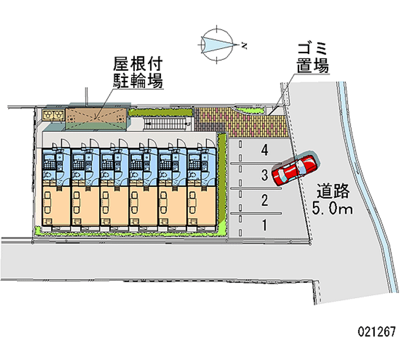レオパレスサンシャイン 区画図