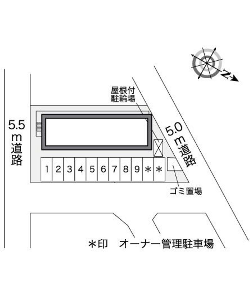 レオパレスｉアイ 配置図