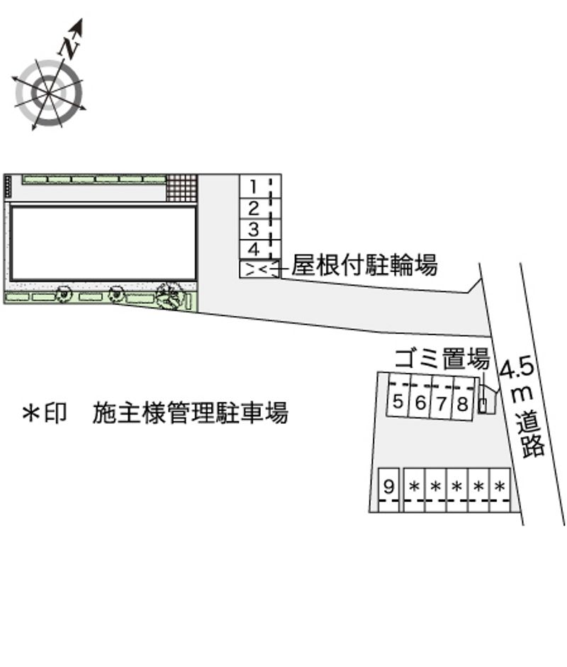 レオネクストリードアンドナナ 配置図