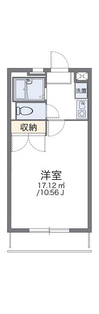 レオパレスクール 間取り図