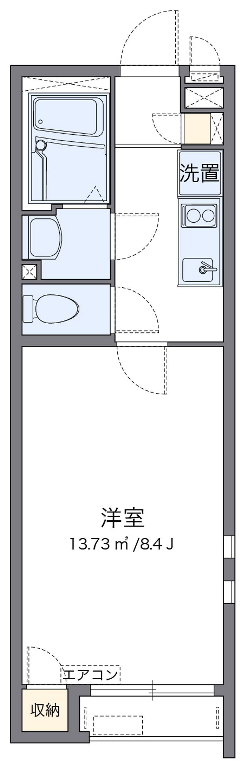 クレイノ吉見ノ里Ⅰ 間取図