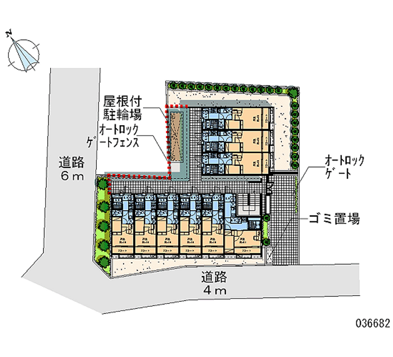 レオパレスルミエール西台 区画図