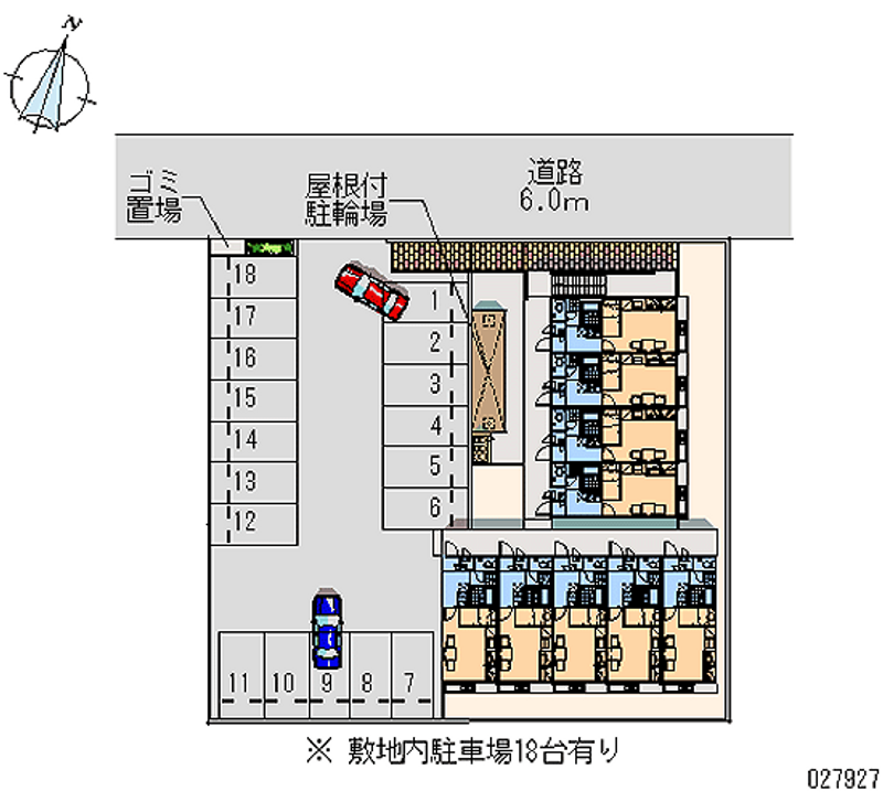 レオパレス暘谷 月極駐車場