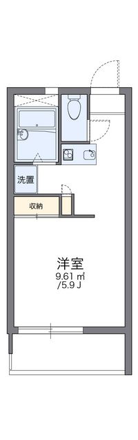 レオパレス太平 間取り図