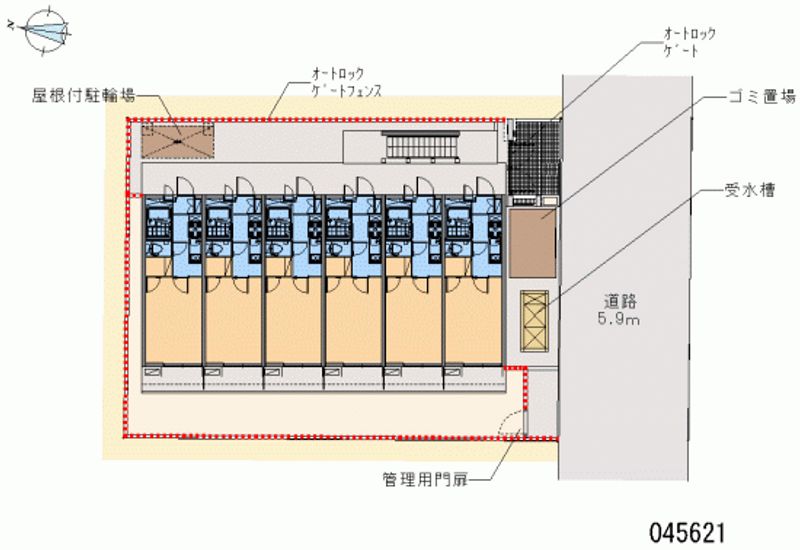 レオパレスブリロ上戸田 区画図