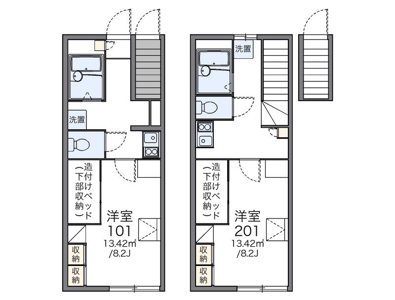 レオパレスセピア 間取図