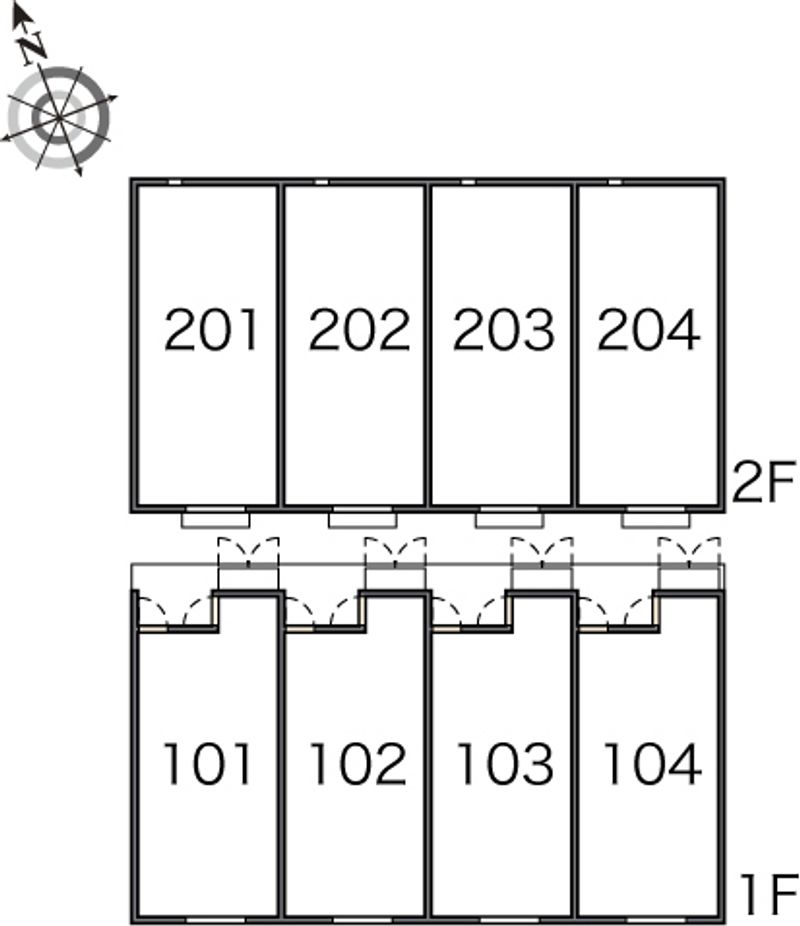 レオネクスト森Ⅳ 間取配置図