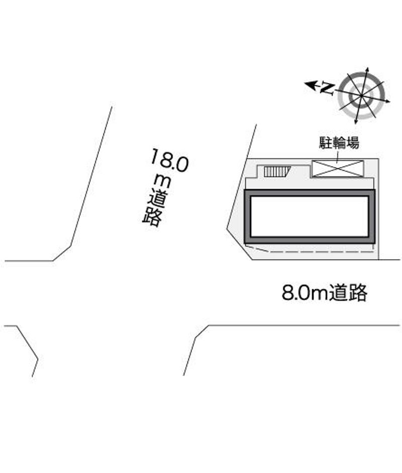 レオパレスメイ　トルチェ 配置図
