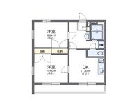 レオパレス翼Ⅳ 間取図