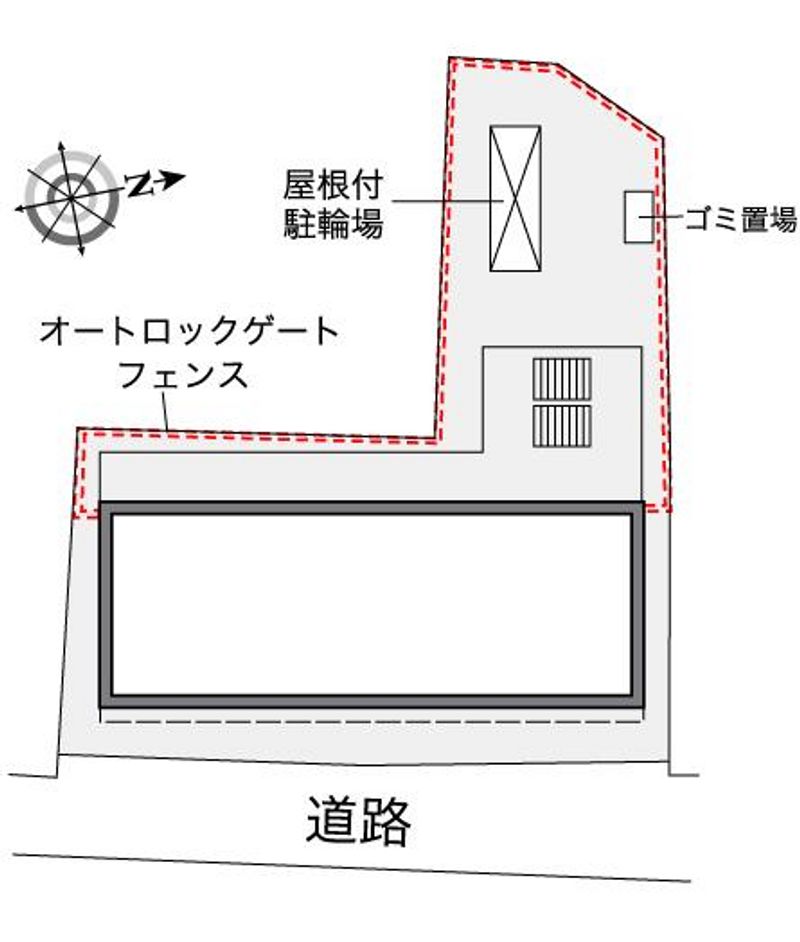 レオパレスオリーブリーフ 配置図