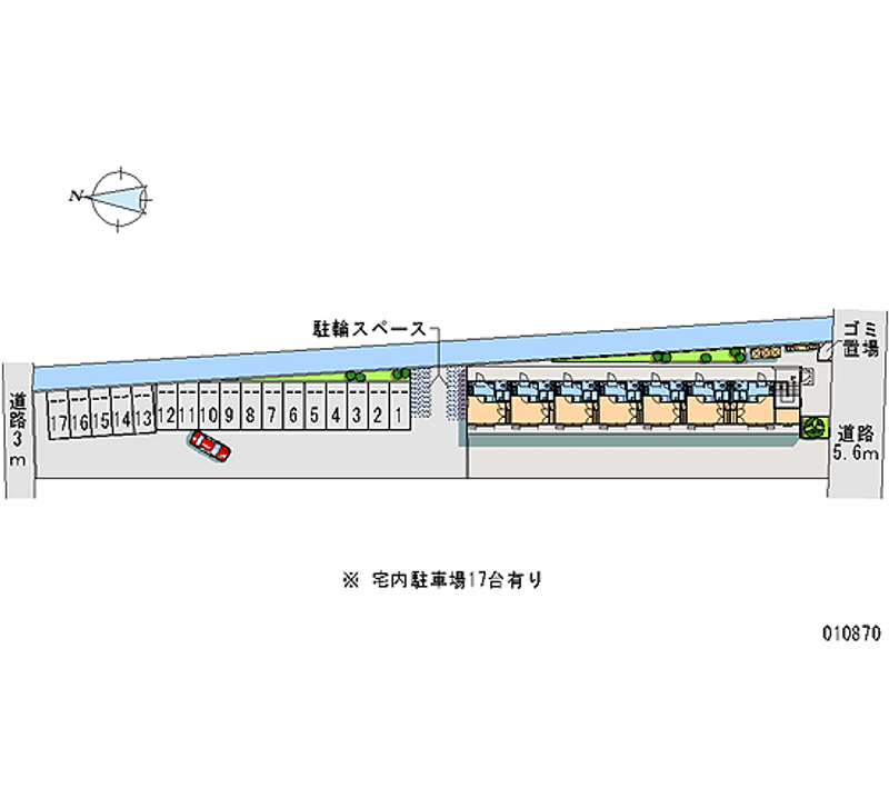 10870 bãi đậu xe hàng tháng