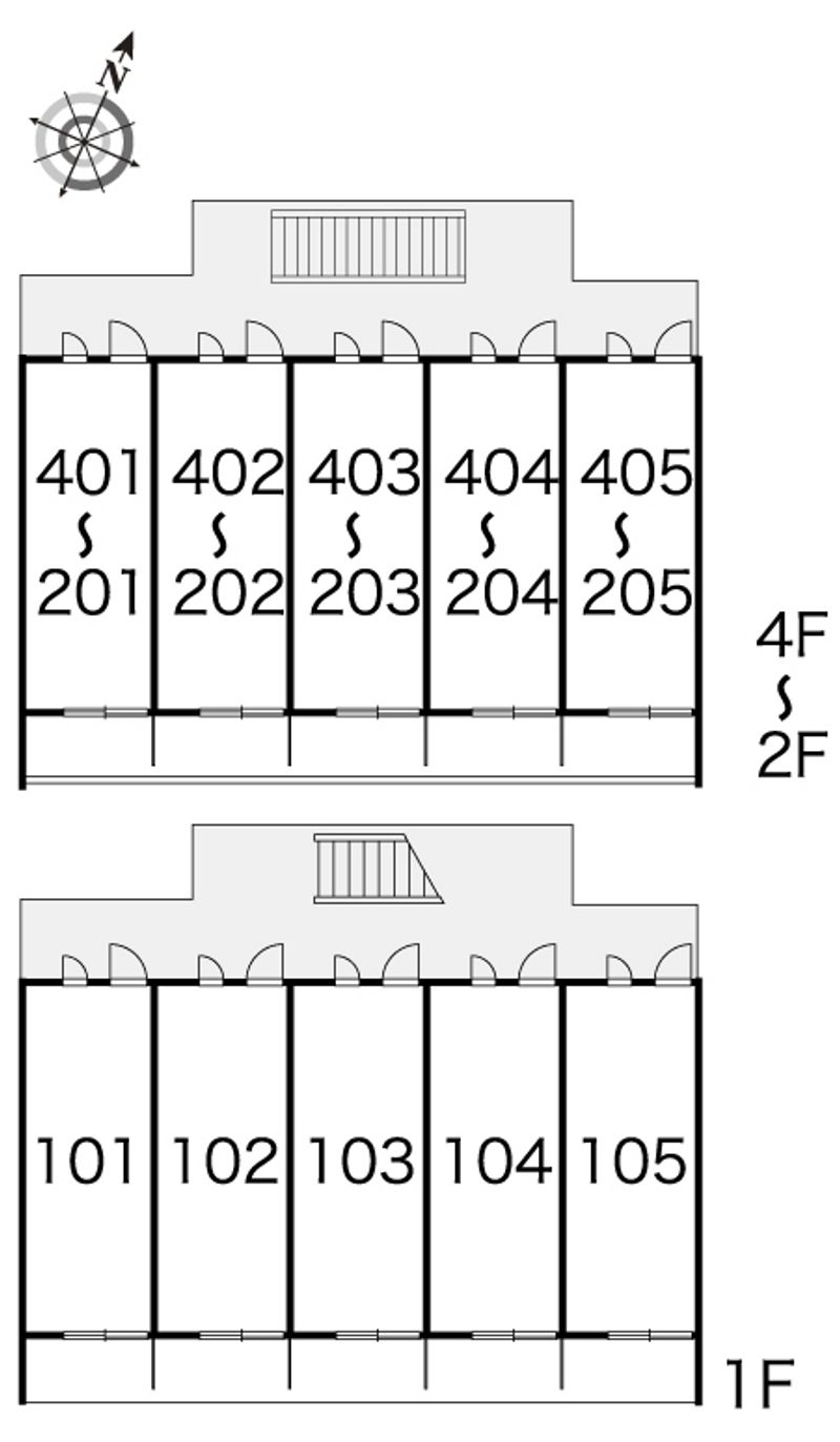 レオパレス惠 間取り配置図