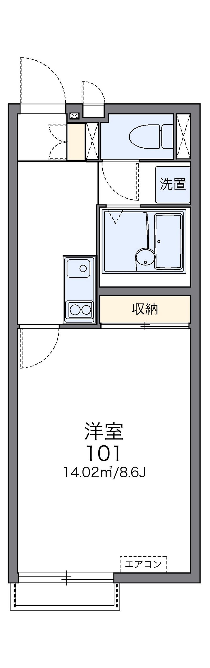 レオネクストフラワーヒル　Ⅲ 間取図