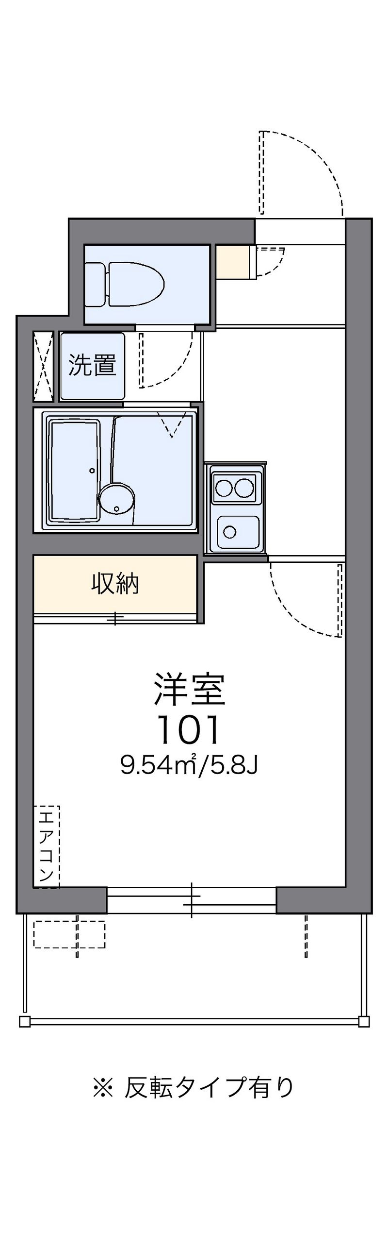 レオパレスソフィア　参番館 間取図