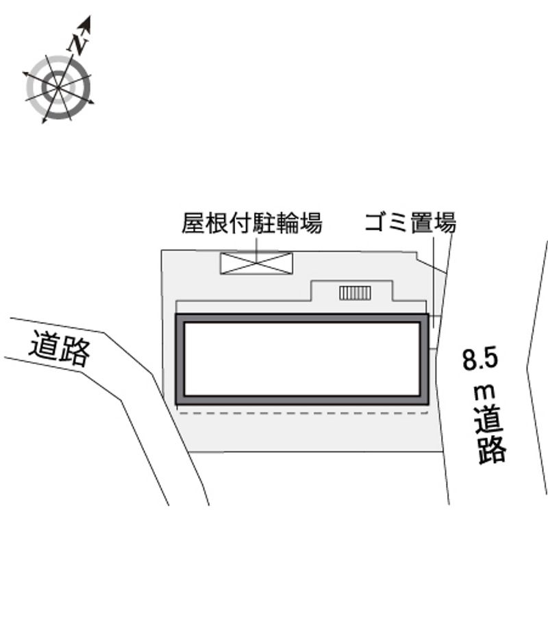 レオパレス浜風 配置図