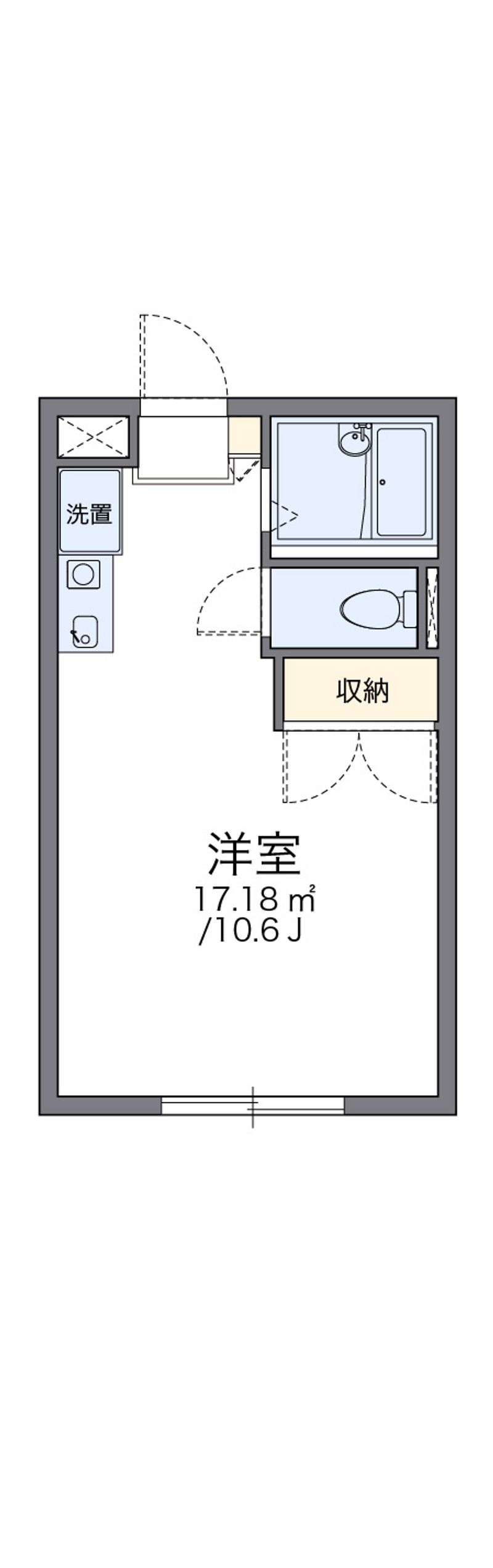 レオパレスウイング近藤 間取図