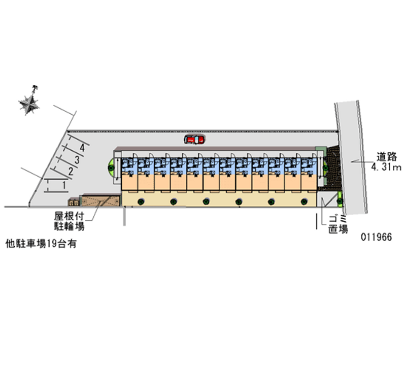 11966 bãi đậu xe hàng tháng