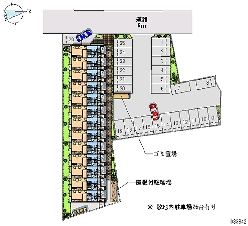 レオパレスアリッサム 月極駐車場