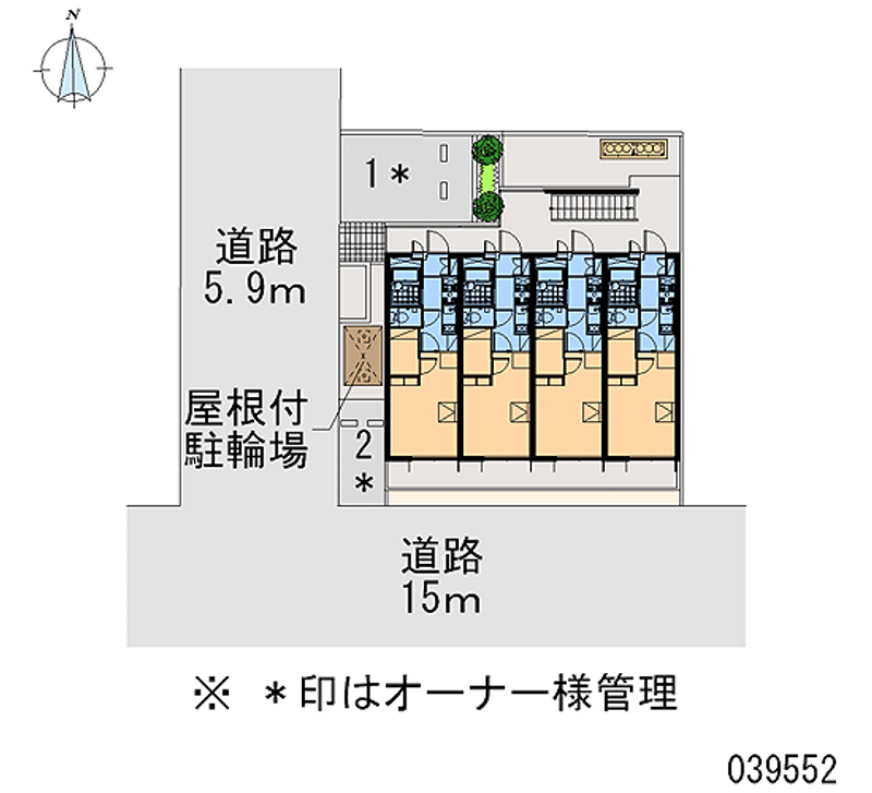 レオパレスアウローラ潮田 区画図